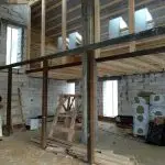 возведение стен дома на Истре этапы