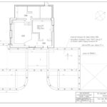 План фундамента проекта дома 250 м2 в Королеве АБ Контур