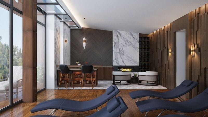 Веранда бани на Новорижском шоссе 210 м²